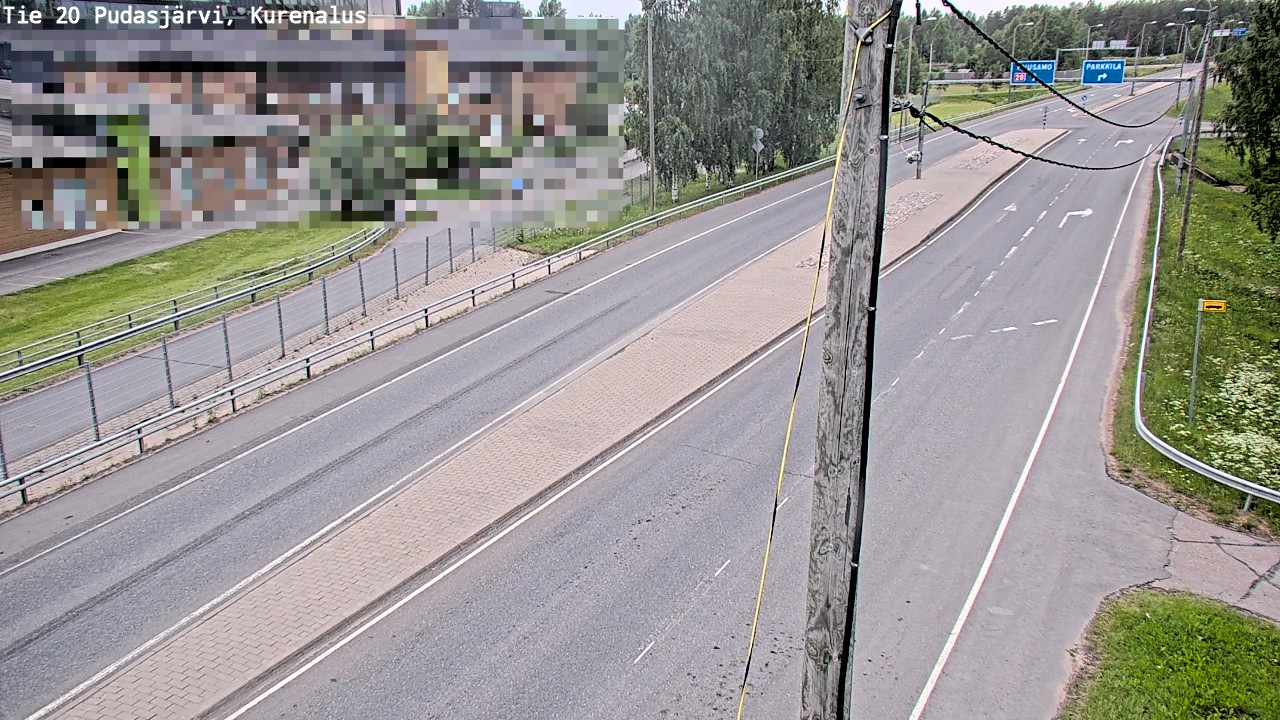 Kelikamerat Kuva Tie 20 Pudasjärvi, Kurenalus, Pudasjärvi, Pohjois-Pohjanmaa