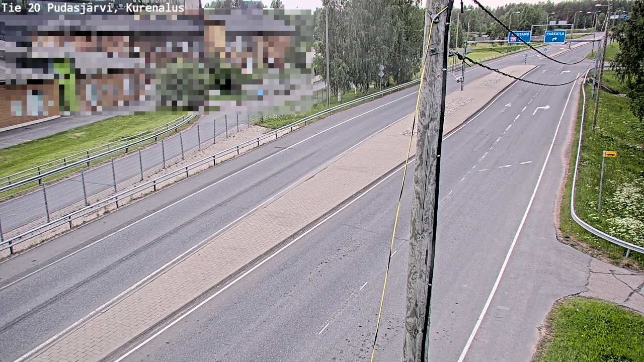Kelikamerat Kuva Tie 20 Pudasjärvi, Kurenalus, Pudasjärvi, Pohjois-Pohjanmaa