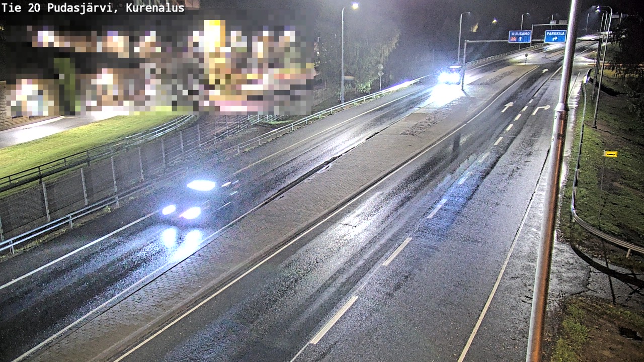Weather Camera Image Väg 20Pudasjärvi, Kurenalus, Pudasjärvi, Pohjois-Pohjanmaa