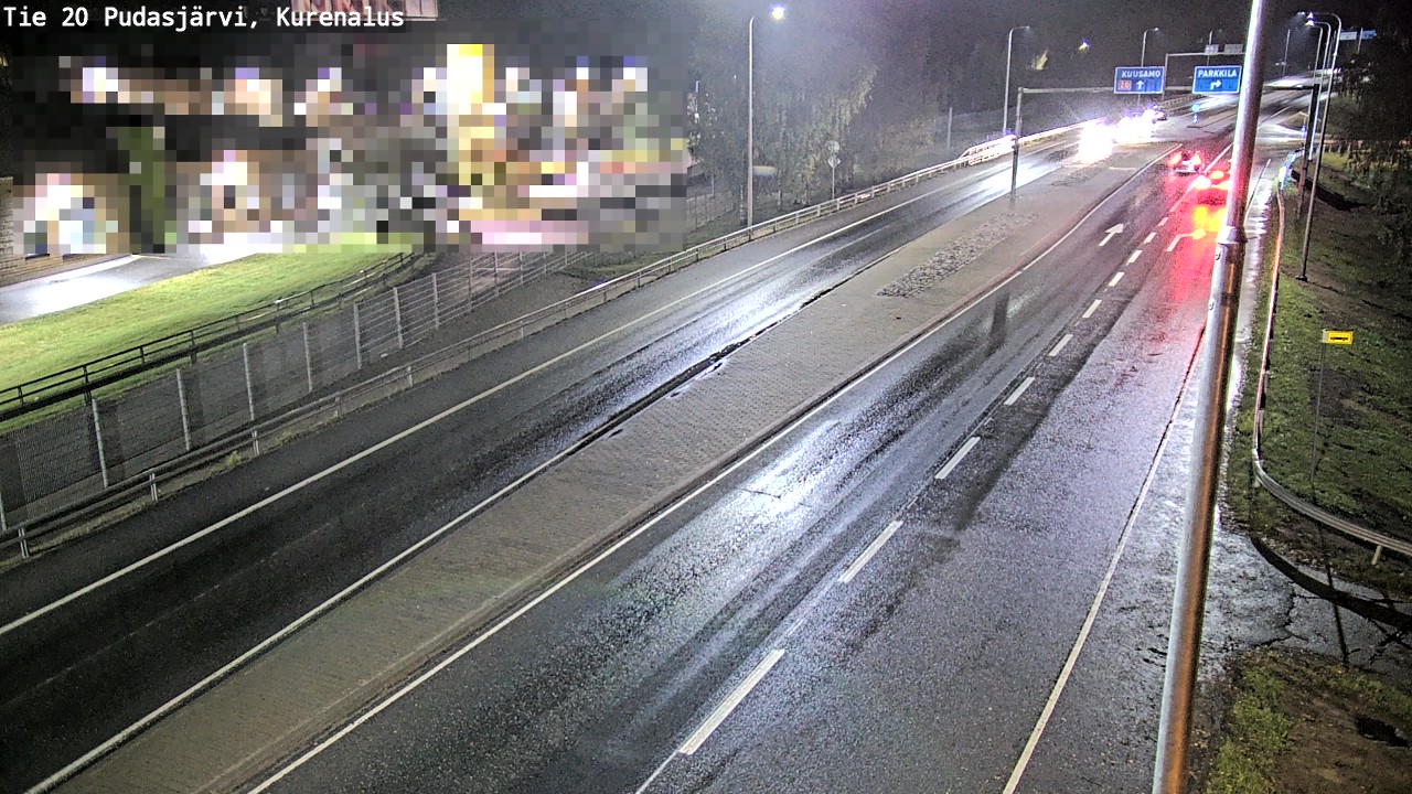 Weather Camera Image Väg 20Pudasjärvi, Kurenalus, Pudasjärvi, Pohjois-Pohjanmaa