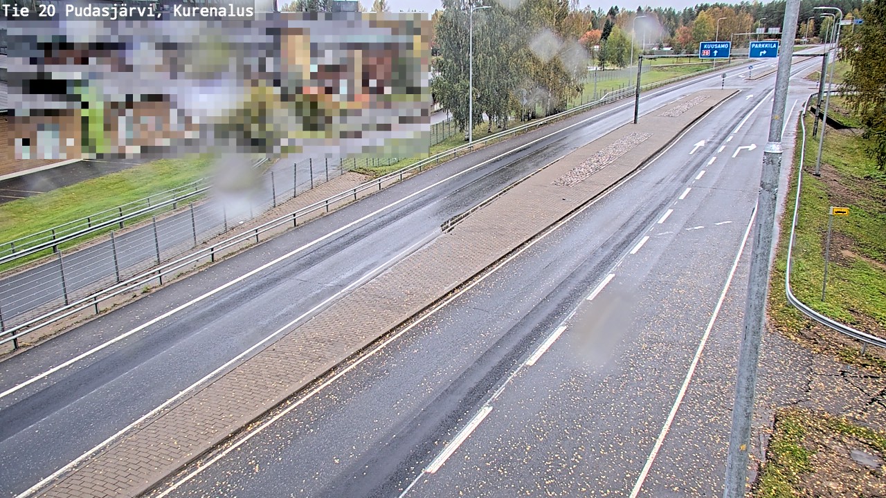 Weather Camera Image Väg 20Pudasjärvi, Kurenalus, Pudasjärvi, Pohjois-Pohjanmaa