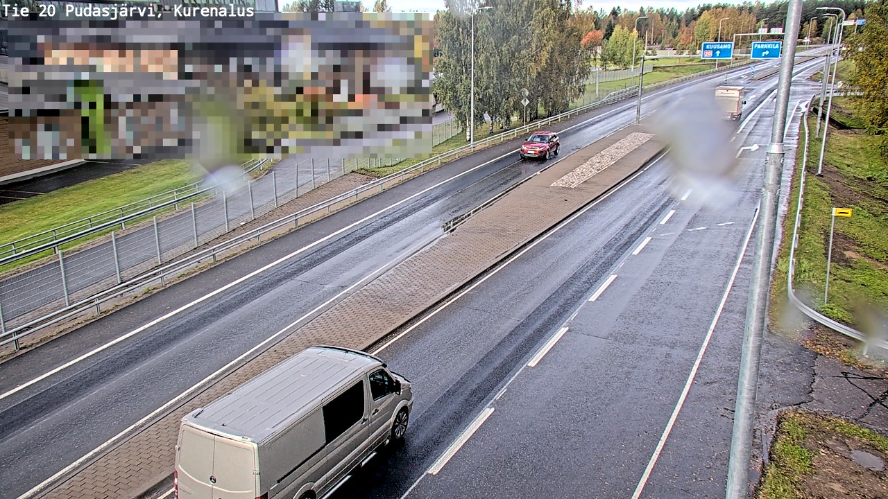 Weather Camera Image Väg 20Pudasjärvi, Kurenalus, Pudasjärvi, Pohjois-Pohjanmaa