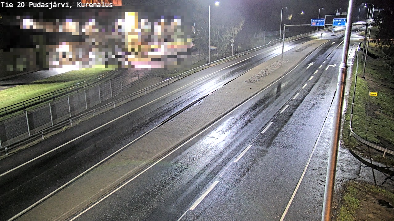Weather Camera Image Väg 20Pudasjärvi, Kurenalus, Pudasjärvi, Pohjois-Pohjanmaa