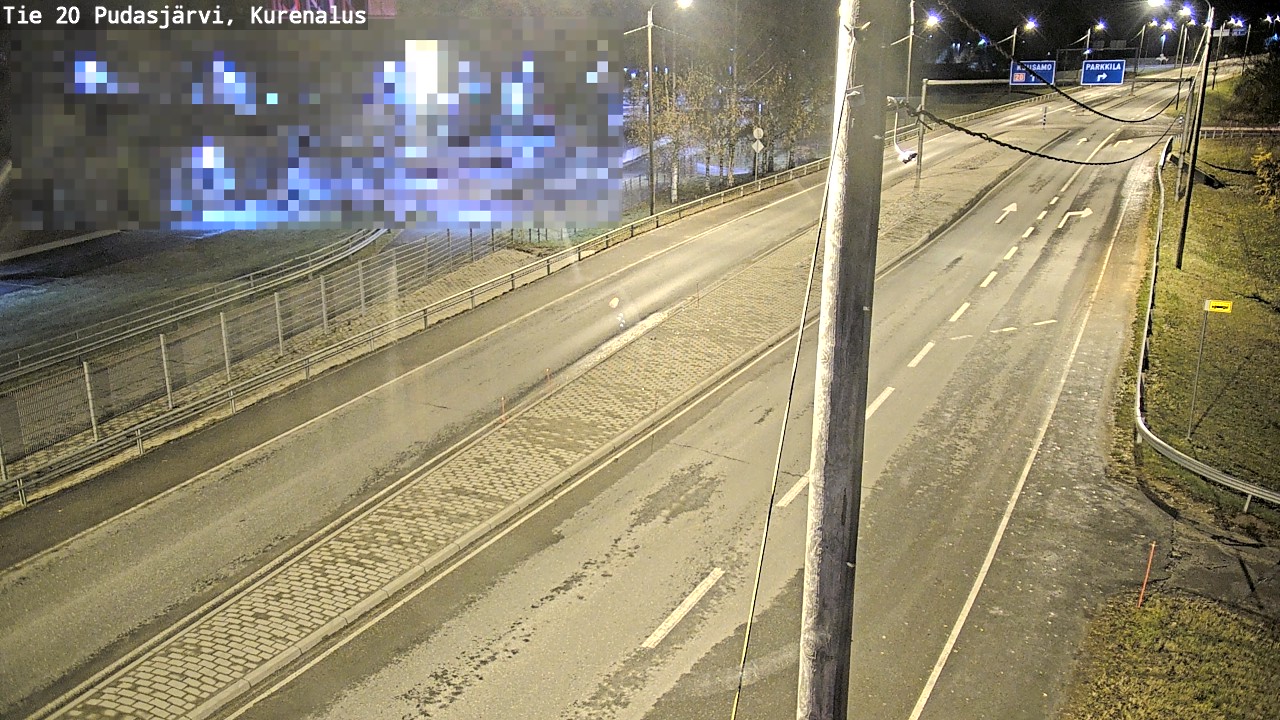 Kelikamerat Kuva Tie 20 Pudasjärvi, Kurenalus, Pudasjärvi, Pohjois-Pohjanmaa