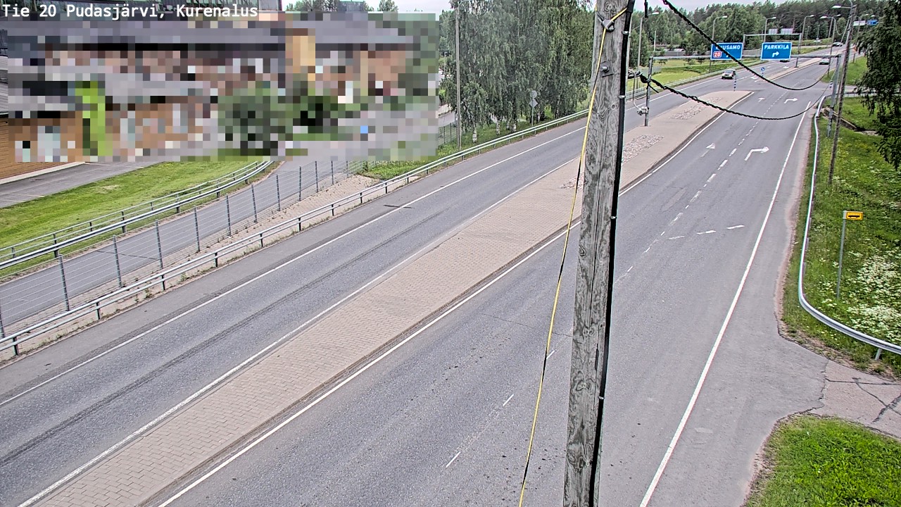 Kelikamerat Kuva Tie 20 Pudasjärvi, Kurenalus, Pudasjärvi, Pohjois-Pohjanmaa