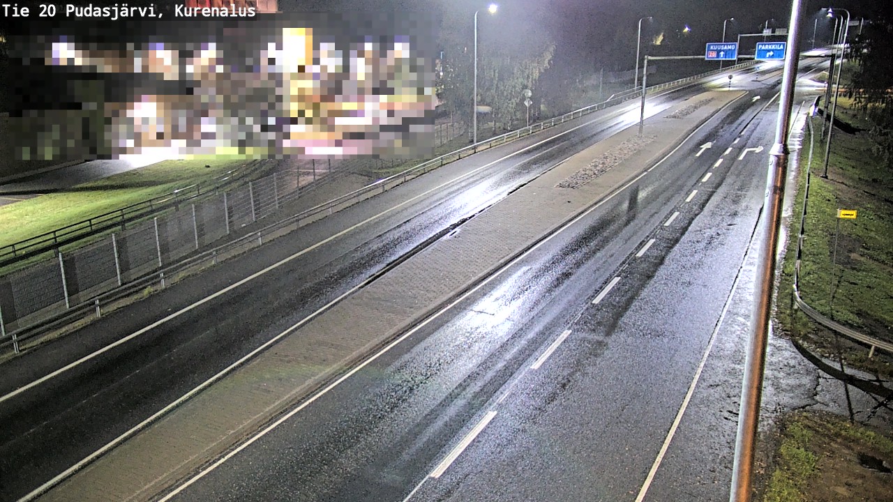 Weather Camera Image Väg 20Pudasjärvi, Kurenalus, Pudasjärvi, Pohjois-Pohjanmaa
