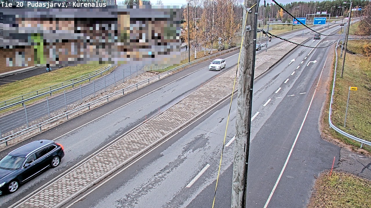 Kelikamerat Kuva Tie 20 Pudasjärvi, Kurenalus, Pudasjärvi, Pohjois-Pohjanmaa