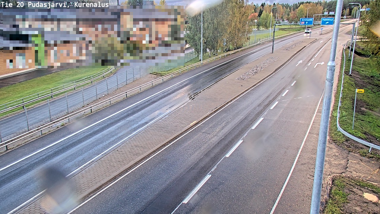 Weather Camera Image Väg 20Pudasjärvi, Kurenalus, Pudasjärvi, Pohjois-Pohjanmaa
