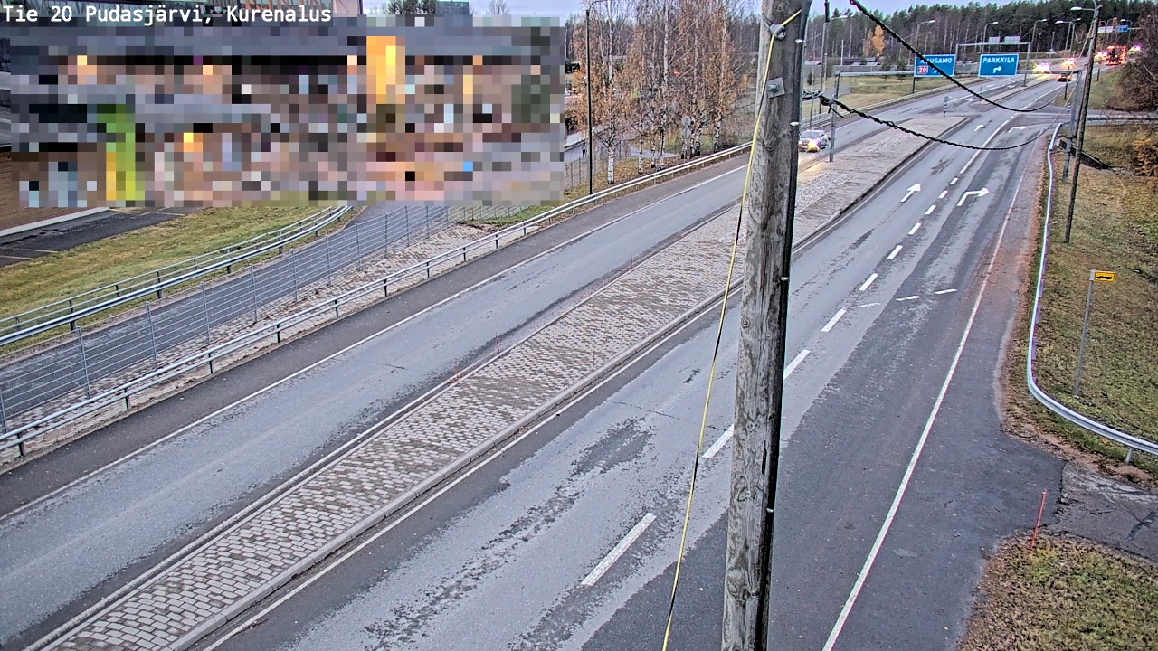 Kelikamerat Kuva Tie 20 Pudasjärvi, Kurenalus, Pudasjärvi, Pohjois-Pohjanmaa