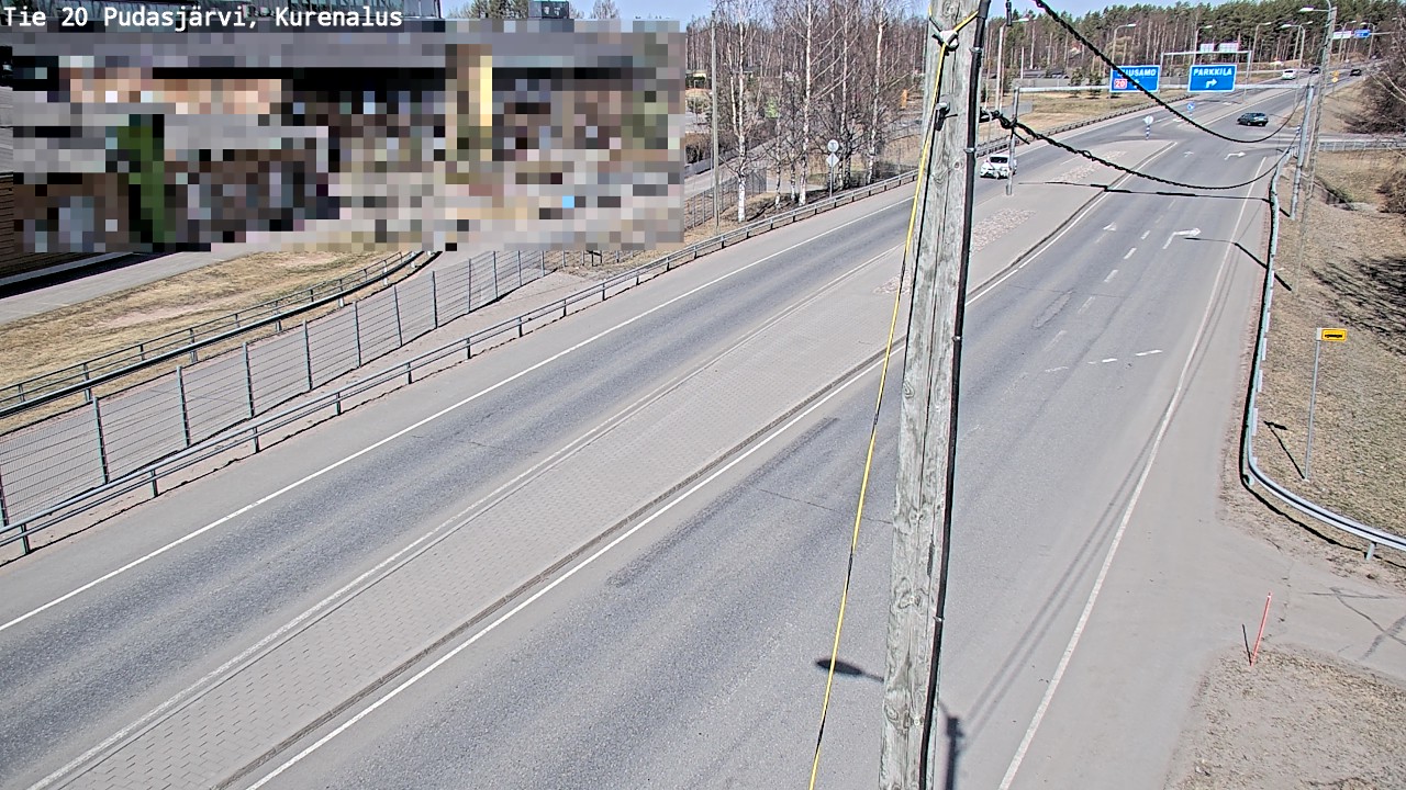 Kelikamerat Kuva Tie 20 Pudasjärvi, Kurenalus, Pudasjärvi, Pohjois-Pohjanmaa