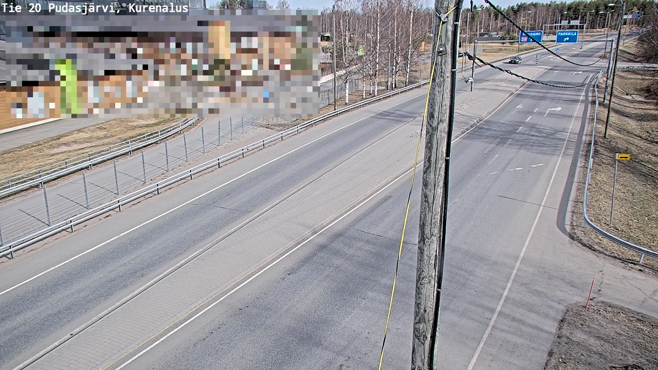 Kelikamerat Kuva Tie 20 Pudasjärvi, Kurenalus, Pudasjärvi, Pohjois-Pohjanmaa