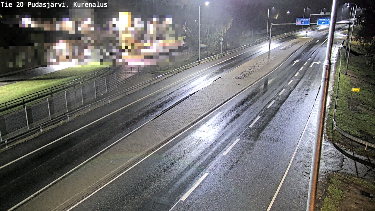 Weather Camera Image Väg 20Pudasjärvi, Kurenalus, Pudasjärvi, Pohjois-Pohjanmaa