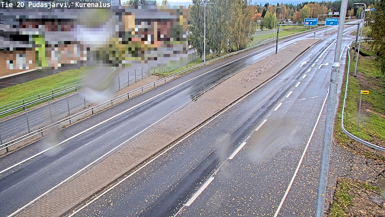 Weather Camera Image Väg 20Pudasjärvi, Kurenalus, Pudasjärvi, Pohjois-Pohjanmaa
