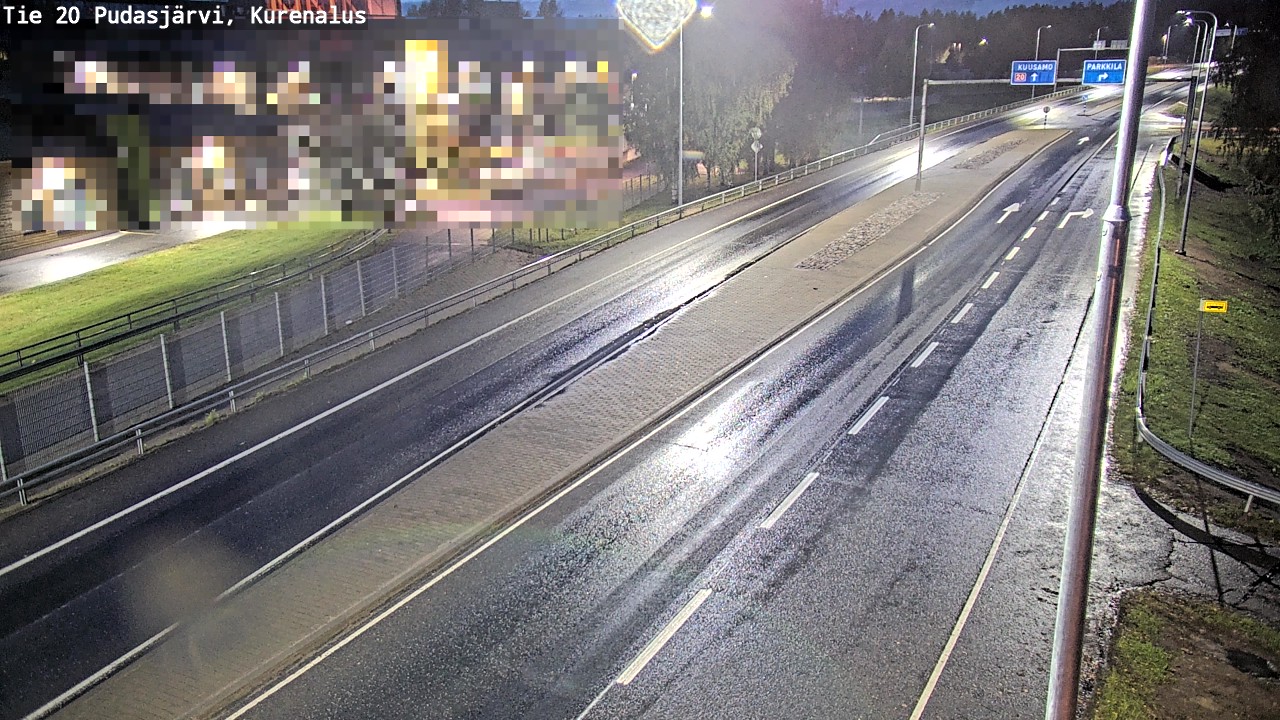 Weather Camera Image Väg 20Pudasjärvi, Kurenalus, Pudasjärvi, Pohjois-Pohjanmaa