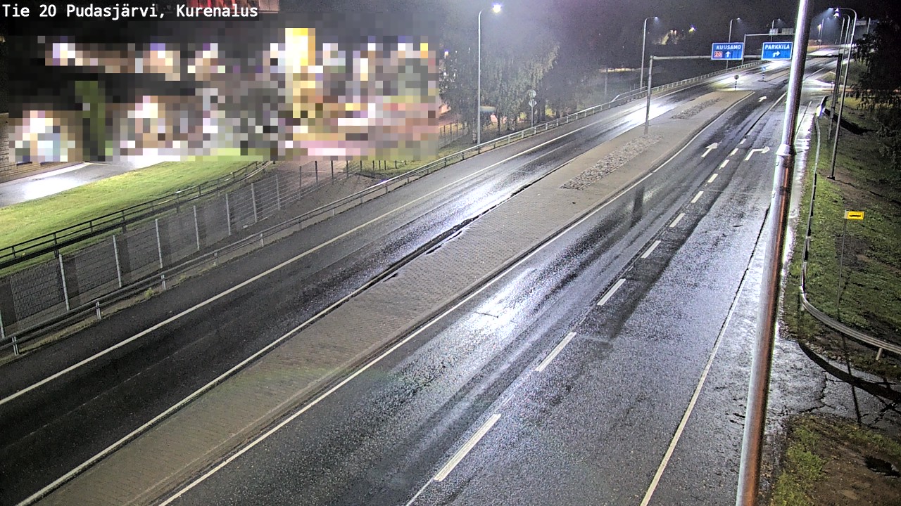 Weather Camera Image Väg 20Pudasjärvi, Kurenalus, Pudasjärvi, Pohjois-Pohjanmaa