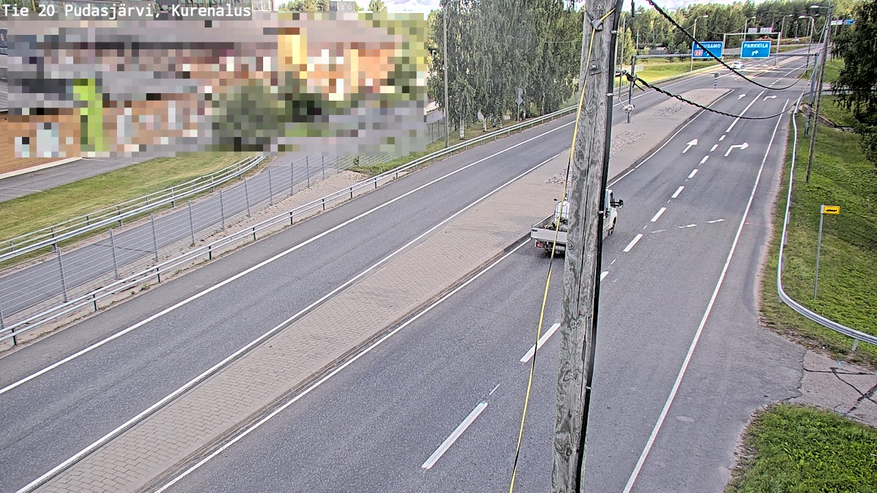 Weather Camera Image Väg 20Pudasjärvi, Kurenalus, Pudasjärvi, Pohjois-Pohjanmaa
