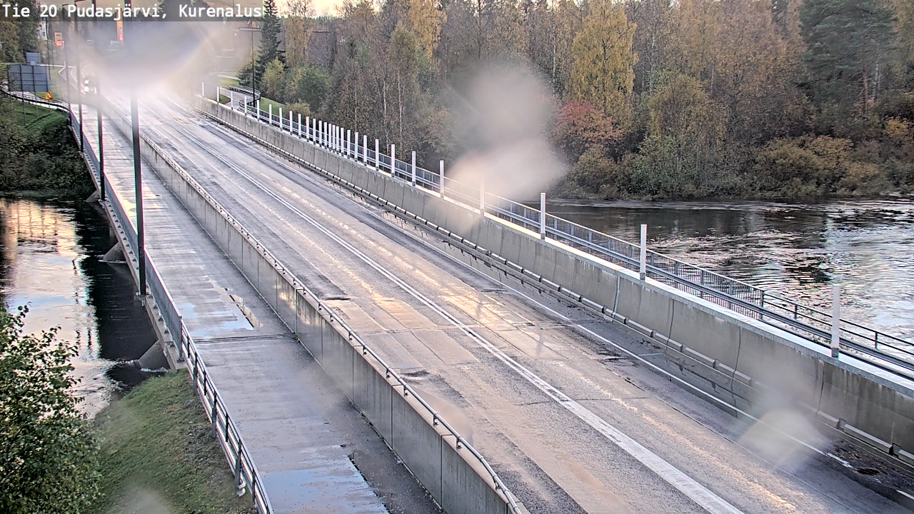 Weather Camera Image Road 20 Pudasjärvi, Kurenalus, Pudasjärvi, Pohjois-Pohjanmaa