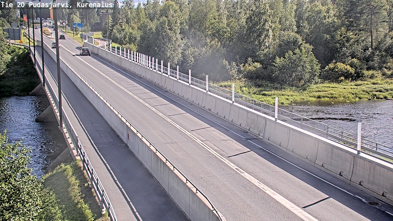 Weather Camera Image Road 20 Pudasjärvi, Kurenalus, Pudasjärvi, Pohjois-Pohjanmaa