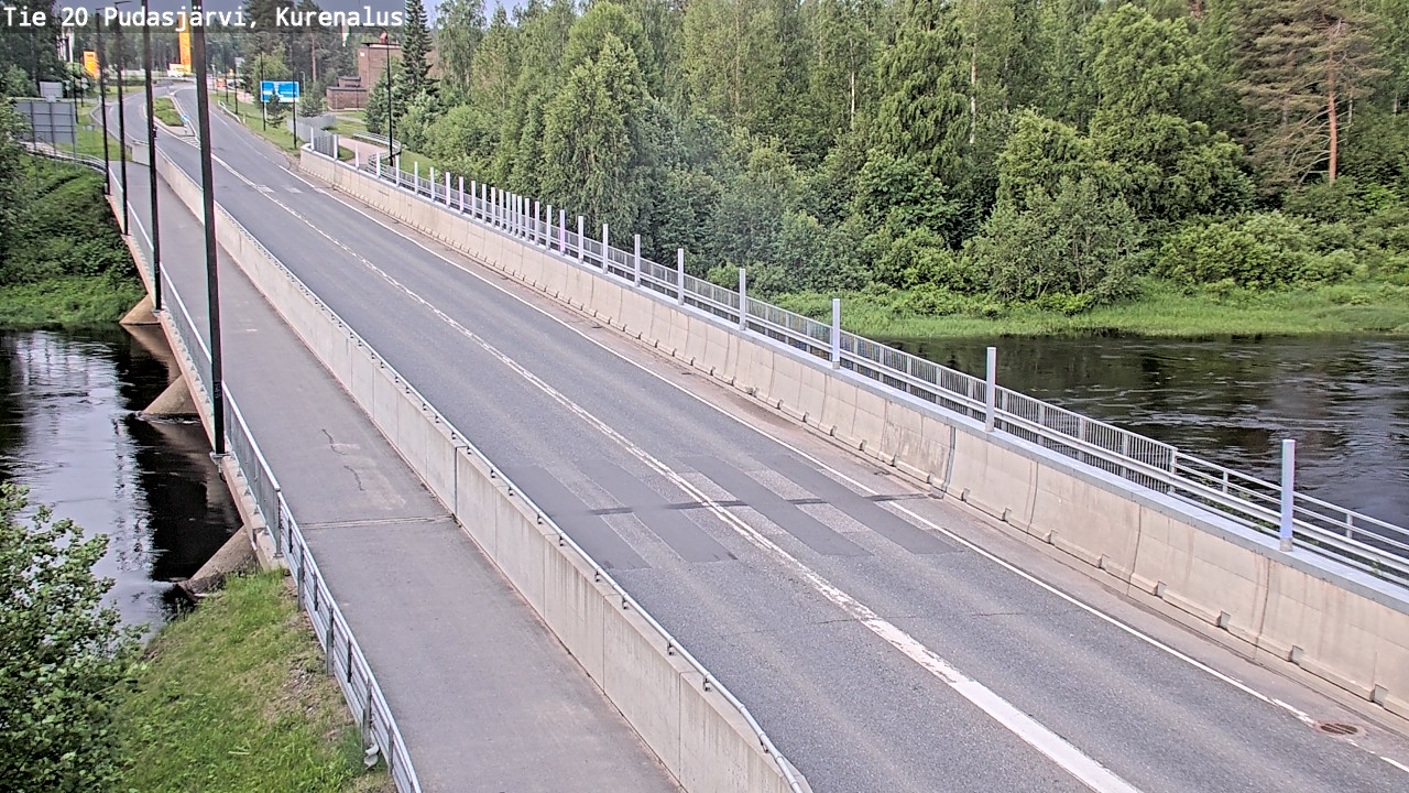 Kelikamerat Kuva Tie 20 Pudasjärvi, Kurenalus, Pudasjärvi, Pohjois-Pohjanmaa