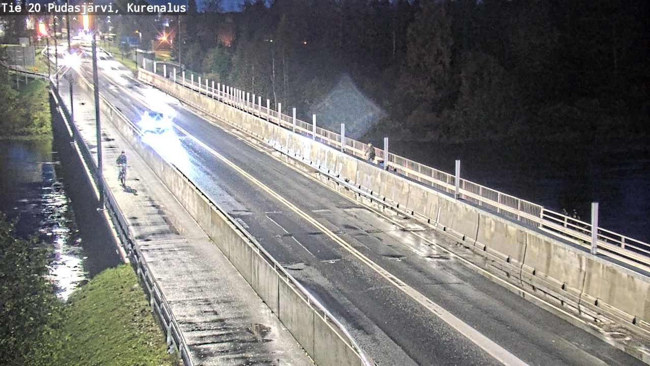 Weather Camera Image Road 20 Pudasjärvi, Kurenalus, Pudasjärvi, Pohjois-Pohjanmaa