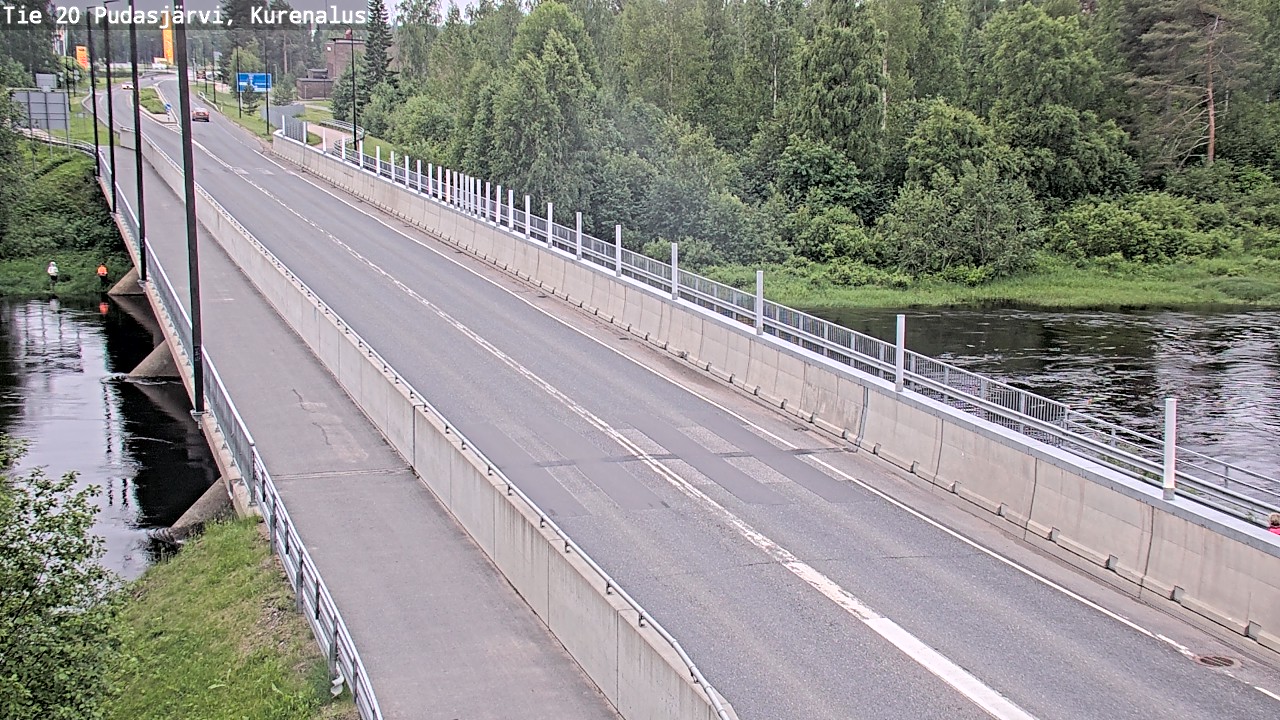 Kelikamerat Kuva Tie 20 Pudasjärvi, Kurenalus, Pudasjärvi, Pohjois-Pohjanmaa