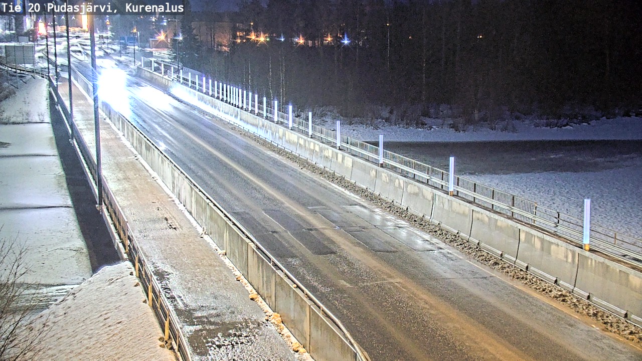 Kelikamerat Kuva Tie 20 Pudasjärvi, Kurenalus, Pudasjärvi, Pohjois-Pohjanmaa