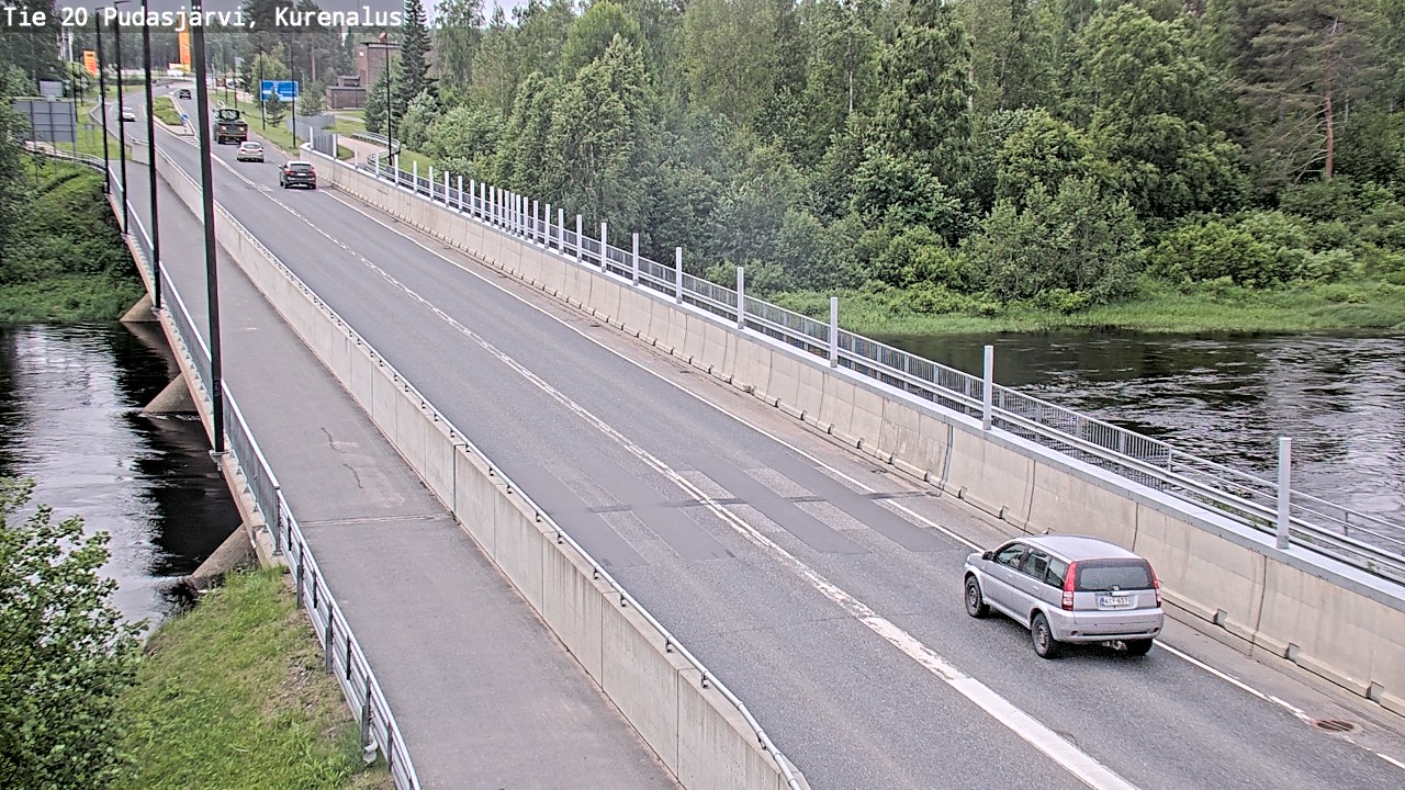 Weather Camera Image Väg 20Pudasjärvi, Kurenalus, Pudasjärvi, Pohjois-Pohjanmaa
