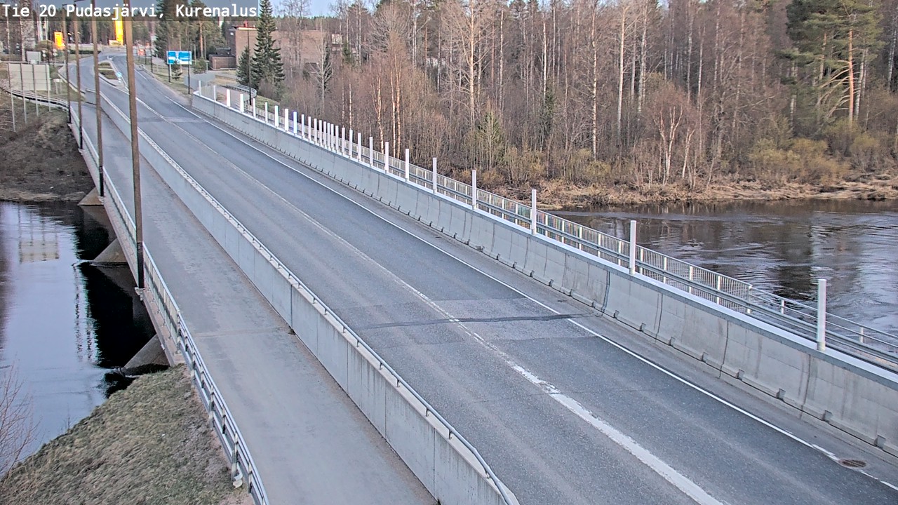 Weather Camera Image Väg 20Pudasjärvi, Kurenalus, Pudasjärvi, Pohjois-Pohjanmaa
