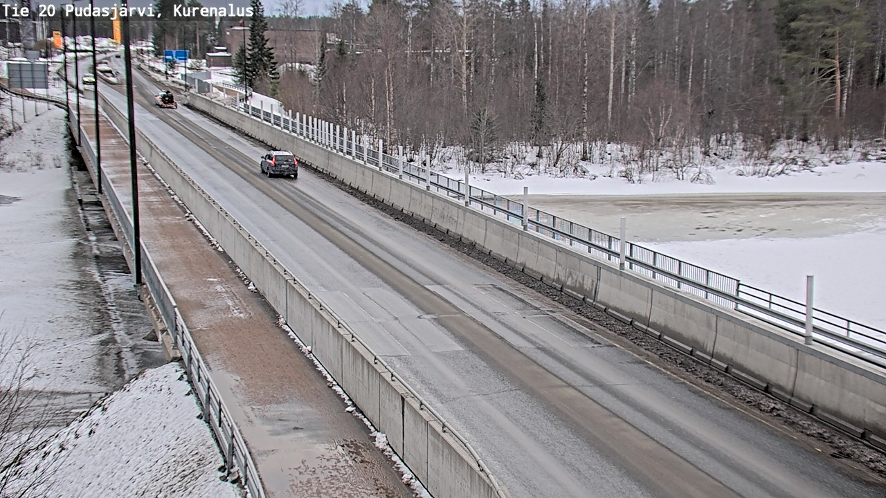 Weather Camera Image Road 20 Pudasjärvi, Kurenalus, Pudasjärvi, Pohjois-Pohjanmaa