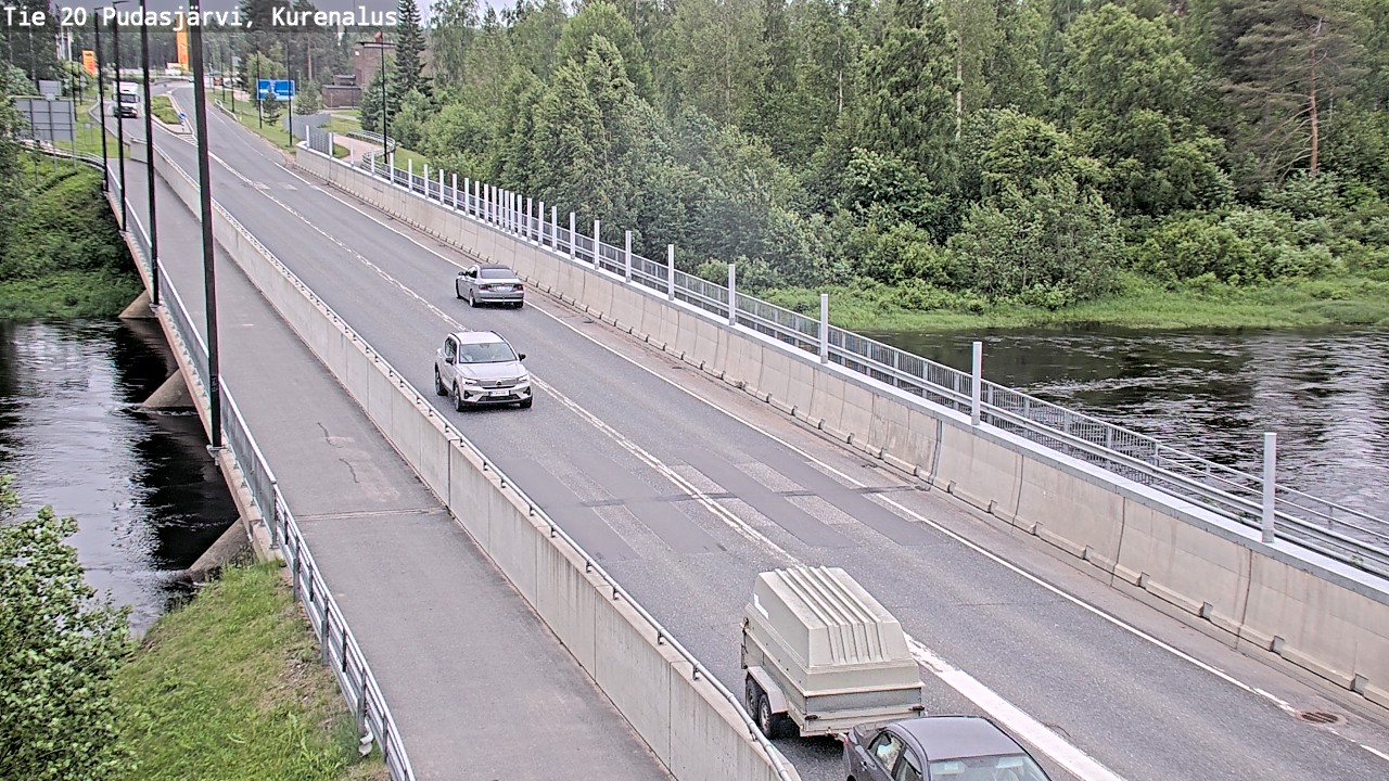 Weather Camera Image Väg 20Pudasjärvi, Kurenalus, Pudasjärvi, Pohjois-Pohjanmaa