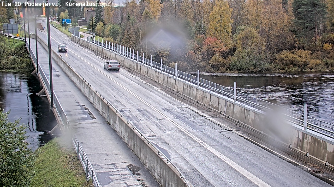 Weather Camera Image Road 20 Pudasjärvi, Kurenalus, Pudasjärvi, Pohjois-Pohjanmaa