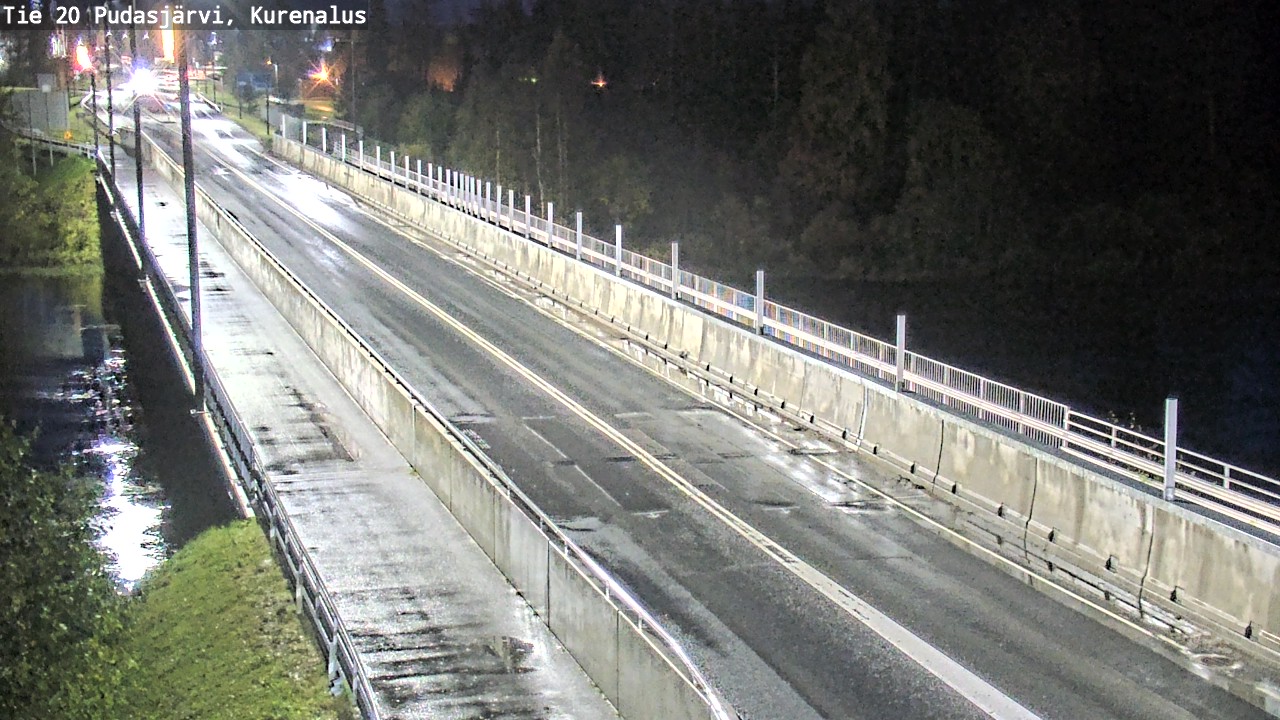 Weather Camera Image Road 20 Pudasjärvi, Kurenalus, Pudasjärvi, Pohjois-Pohjanmaa