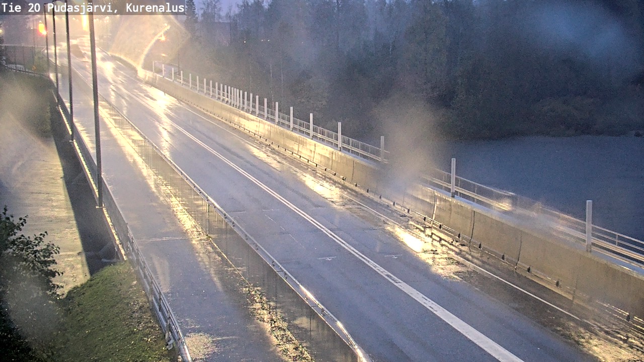 Weather Camera Image Road 20 Pudasjärvi, Kurenalus, Pudasjärvi, Pohjois-Pohjanmaa