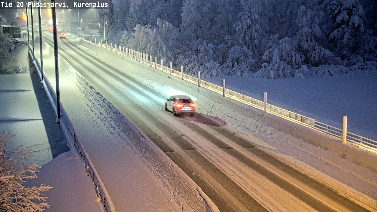 Kelikamerat Kuva Tie 20 Pudasjärvi, Kurenalus, Pudasjärvi, Pohjois-Pohjanmaa