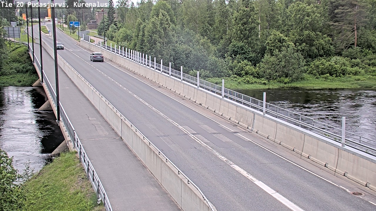 Weather Camera Image Väg 20Pudasjärvi, Kurenalus, Pudasjärvi, Pohjois-Pohjanmaa