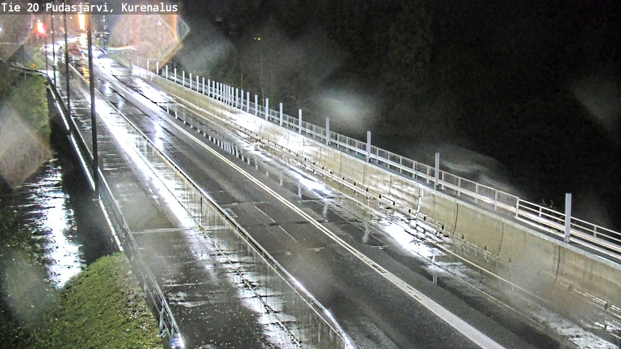 Weather Camera Image Road 20 Pudasjärvi, Kurenalus, Pudasjärvi, Pohjois-Pohjanmaa