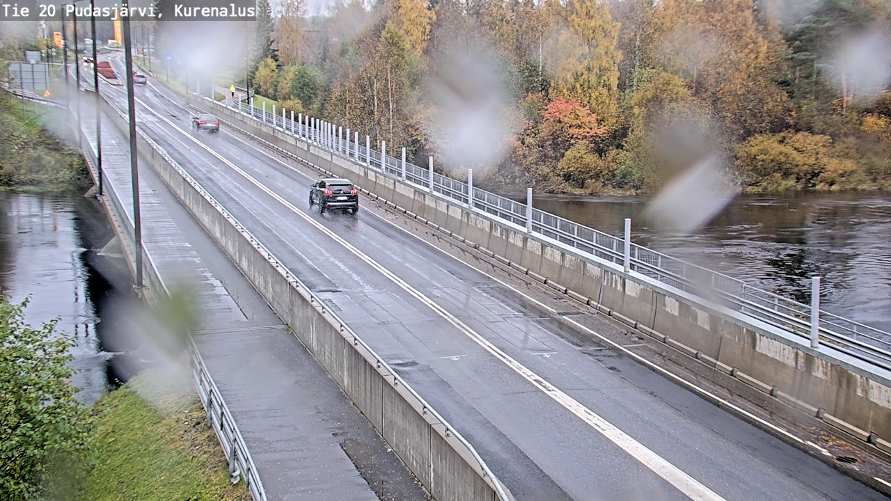 Weather Camera Image Road 20 Pudasjärvi, Kurenalus, Pudasjärvi, Pohjois-Pohjanmaa