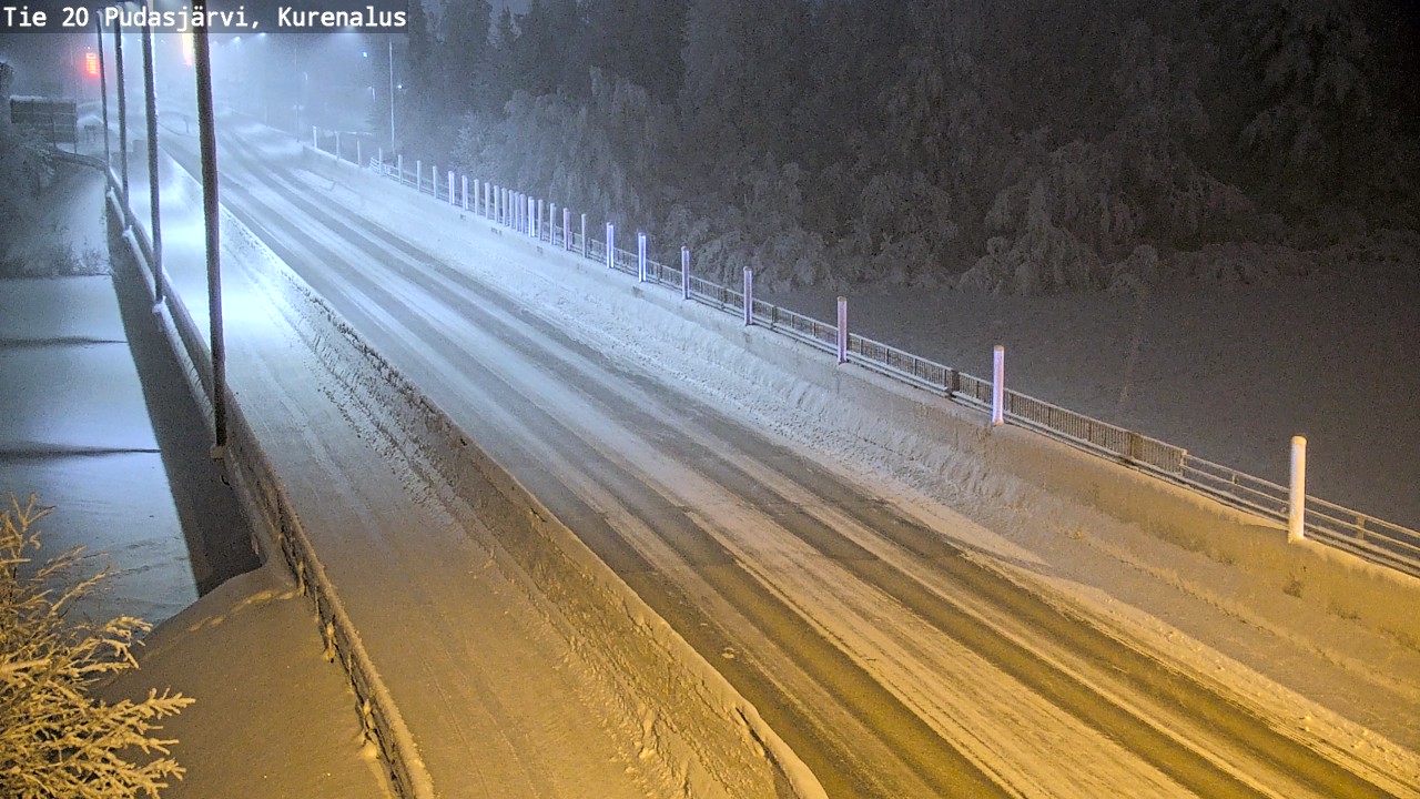 Kelikamerat Kuva Tie 20 Pudasjärvi, Kurenalus, Pudasjärvi, Pohjois-Pohjanmaa