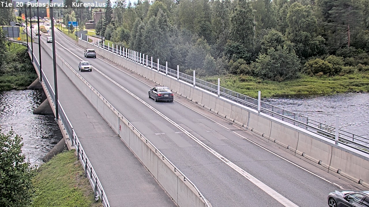 Weather Camera Image Road 20 Pudasjärvi, Kurenalus, Pudasjärvi, Pohjois-Pohjanmaa