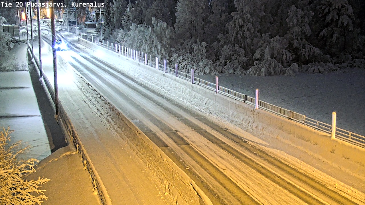 Kelikamerat Kuva Tie 20 Pudasjärvi, Kurenalus, Pudasjärvi, Pohjois-Pohjanmaa