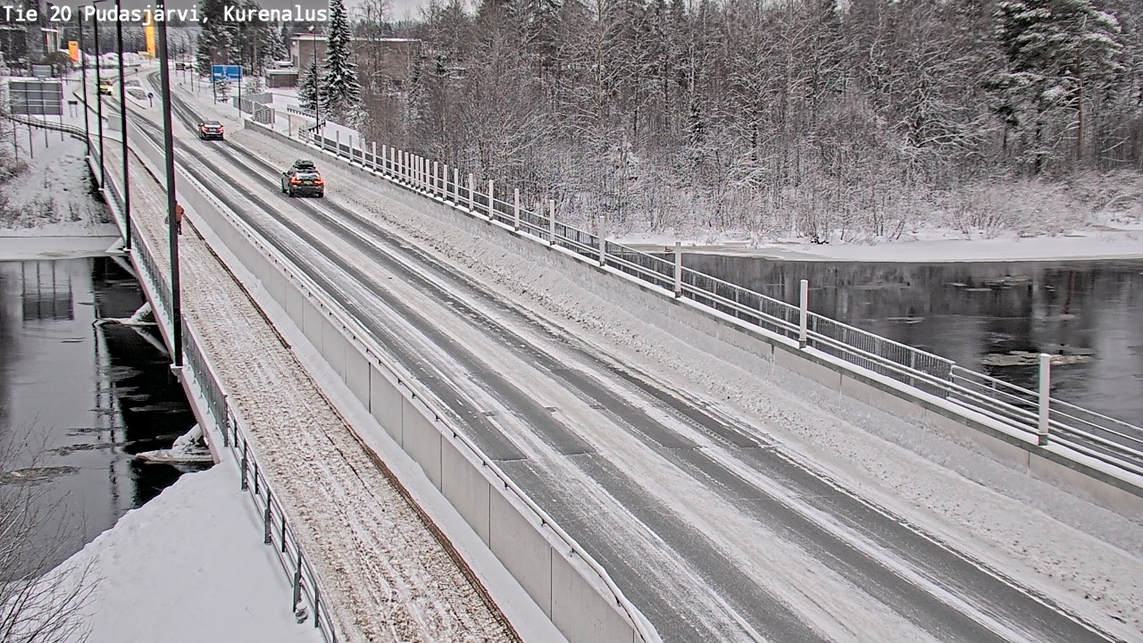 Weather Camera Image Väg 20Pudasjärvi, Kurenalus, Pudasjärvi, Pohjois-Pohjanmaa