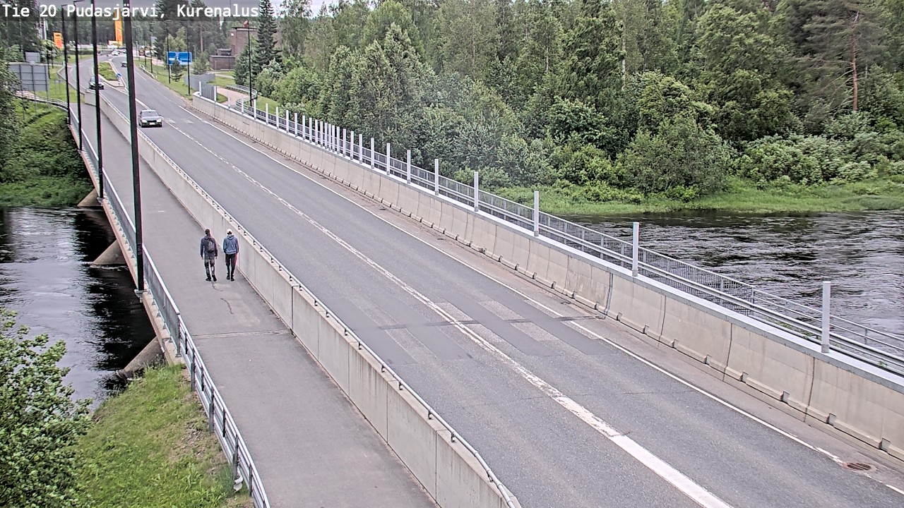 Weather Camera Image Väg 20Pudasjärvi, Kurenalus, Pudasjärvi, Pohjois-Pohjanmaa