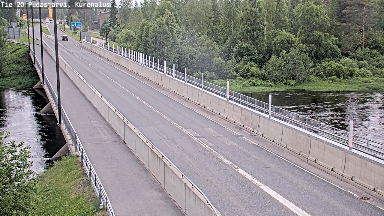 Kelikamerat Kuva Tie 20 Pudasjärvi, Kurenalus, Pudasjärvi, Pohjois-Pohjanmaa