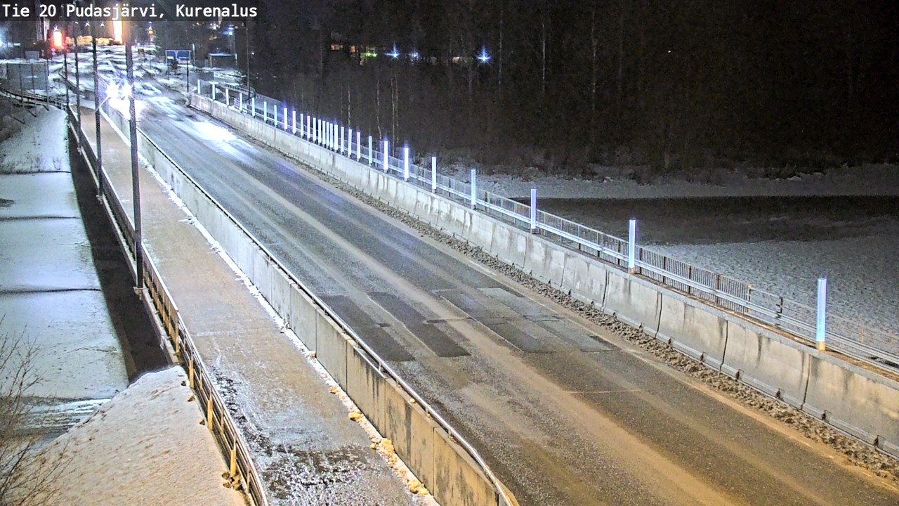 Kelikamerat Kuva Tie 20 Pudasjärvi, Kurenalus, Pudasjärvi, Pohjois-Pohjanmaa