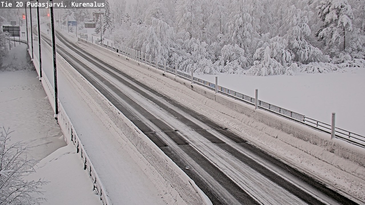 Kelikamerat Kuva Tie 20 Pudasjärvi, Kurenalus, Pudasjärvi, Pohjois-Pohjanmaa