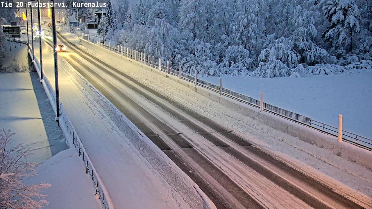 Kelikamerat Kuva Tie 20 Pudasjärvi, Kurenalus, Pudasjärvi, Pohjois-Pohjanmaa