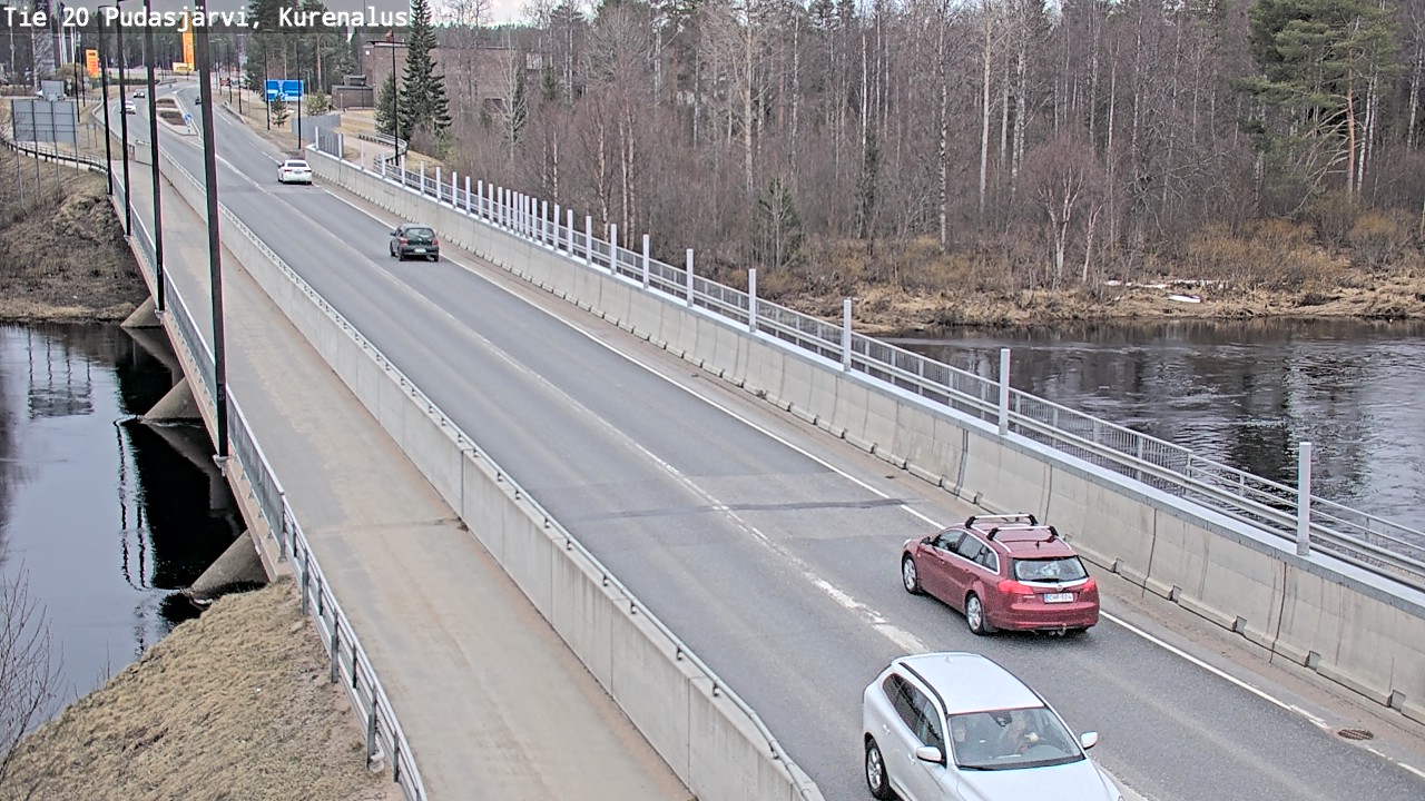 Kelikamerat Kuva Tie 20 Pudasjärvi, Kurenalus, Pudasjärvi, Pohjois-Pohjanmaa