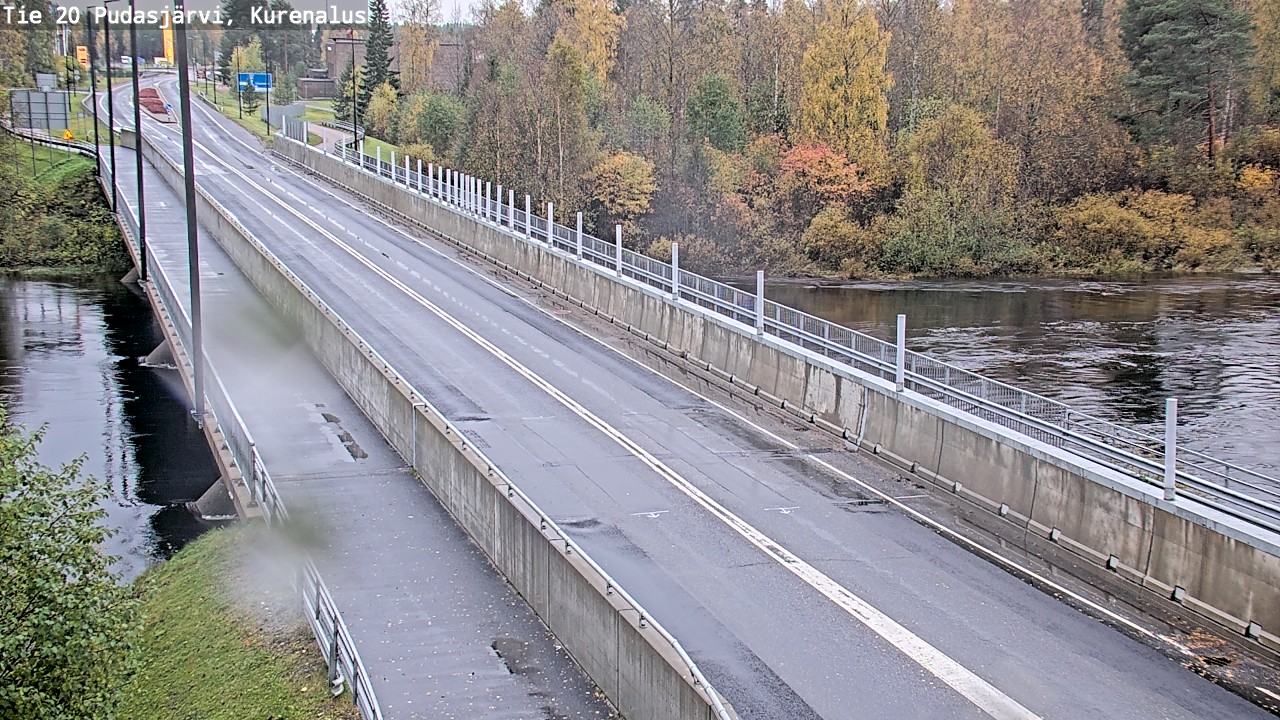 Weather Camera Image Road 20 Pudasjärvi, Kurenalus, Pudasjärvi, Pohjois-Pohjanmaa
