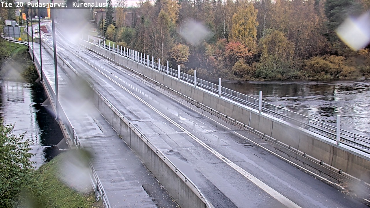 Weather Camera Image Road 20 Pudasjärvi, Kurenalus, Pudasjärvi, Pohjois-Pohjanmaa