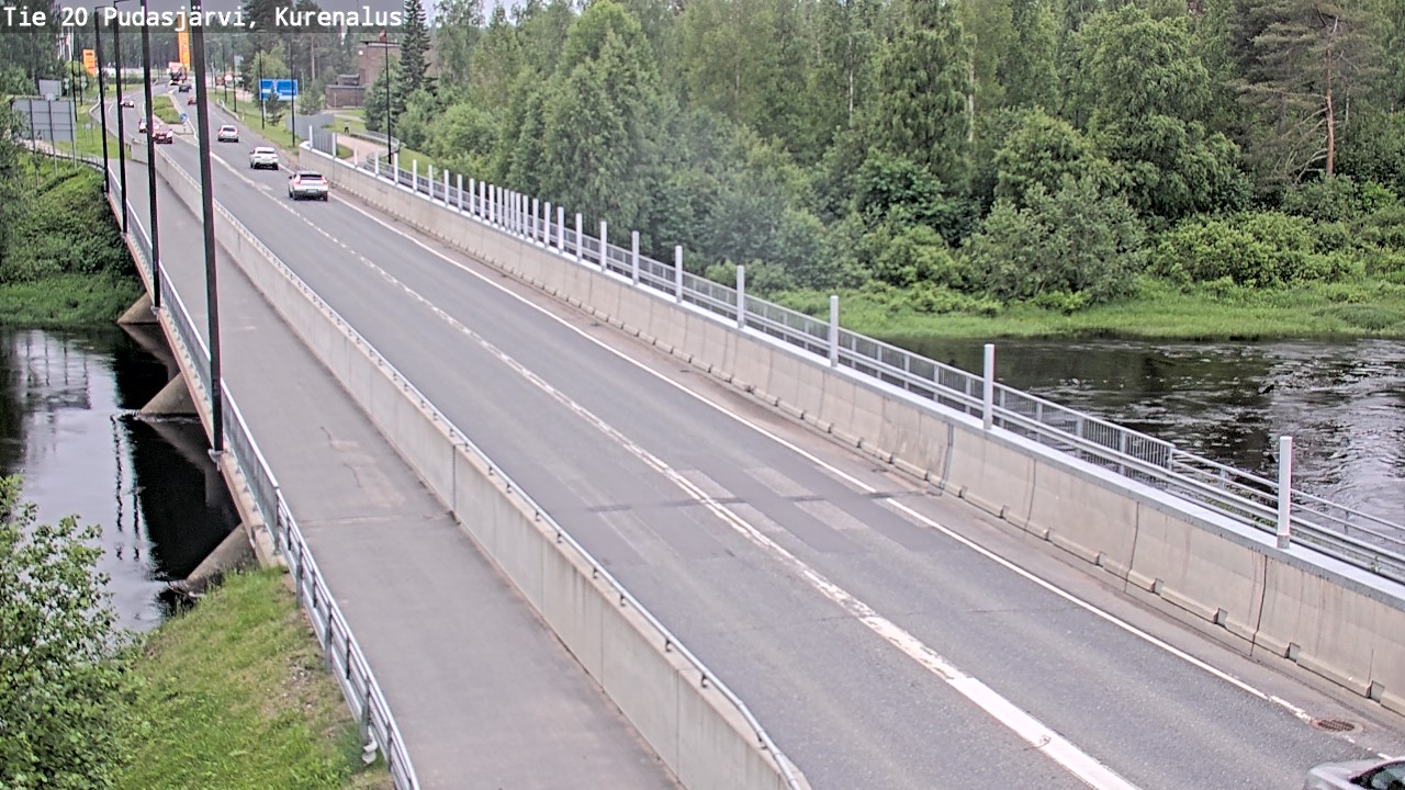 Kelikamerat Kuva Tie 20 Pudasjärvi, Kurenalus, Pudasjärvi, Pohjois-Pohjanmaa